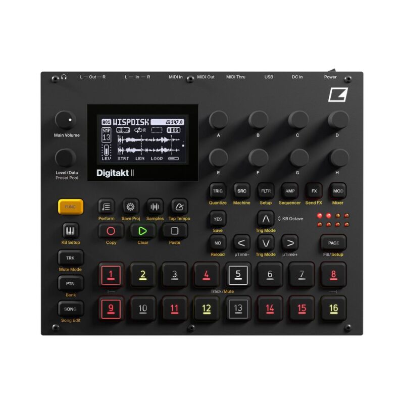 Elektron Digitakt II 16-Voice Digital Drum Machine and Sampler