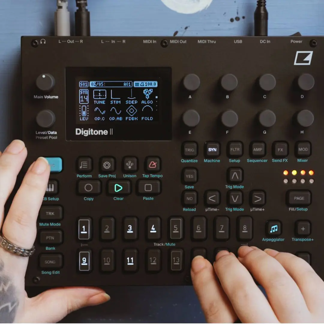 Elektron Digitone II 16-Track Polyphonic Digital Synthesizer - DJ