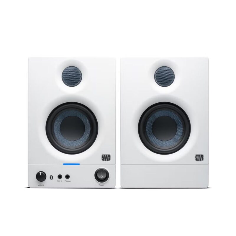 PreSonus Eris E3.5BT 3.5-inch Powered Bluetooth Studio Monitors - 2nd Generation (White)