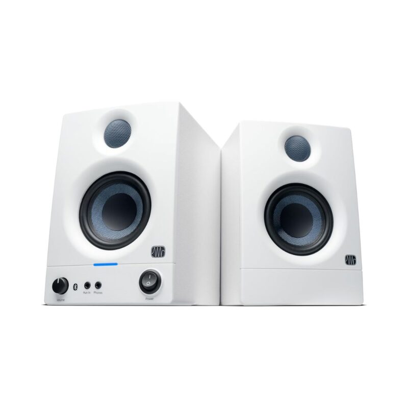 PreSonus Eris E3.5BT 3.5-inch Powered Bluetooth Studio Monitors - 2nd Generation (White) - Image 3