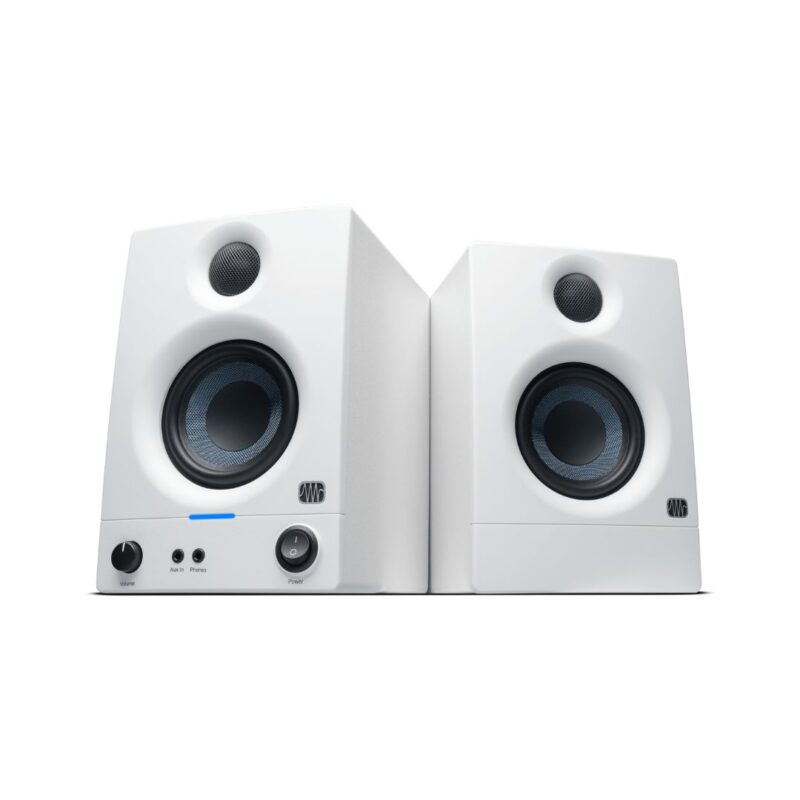 PreSonus Eris E3.5 3.5-inch Powered Studio Monitors - 2nd Generation (White) - Image 3