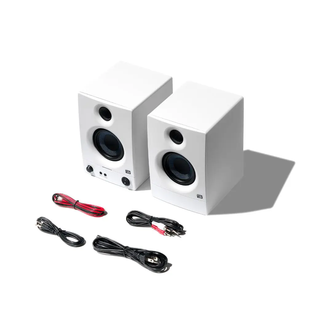 PreSonus Eris E3.5 2nd Gen 3.5-inch Studio Monitors (White) - Image 5