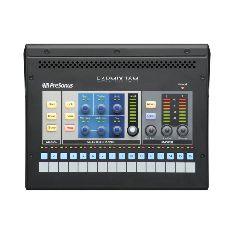 PreSonus EarMix 16M AVB-Networked Personal Monitor Mixer