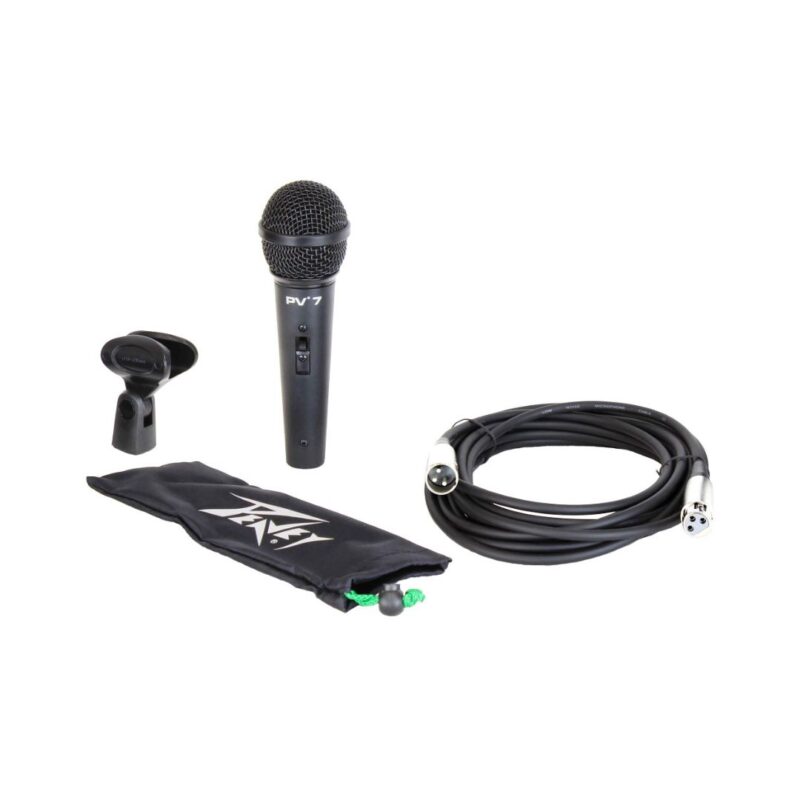 Peavey PV 7 Cardioid Dynamic Microphone with XLR Cable - Image 2