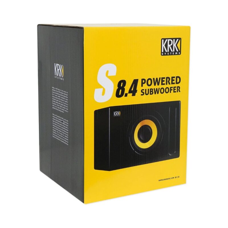 KRK S8.4 S8 Generation 4 8" 109 Watt Powered Studio Subwoofer - Image 6