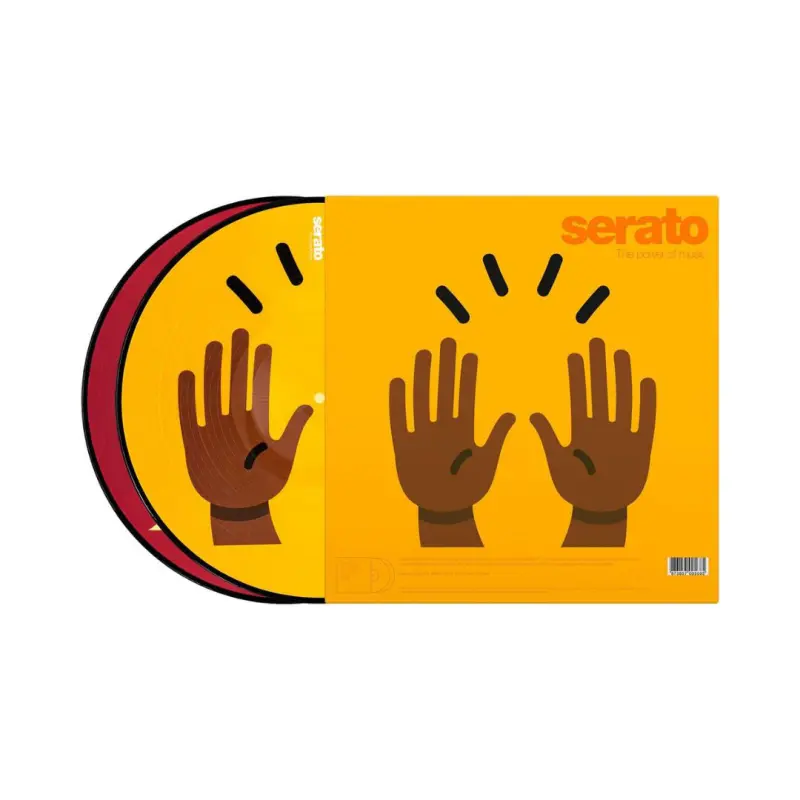 Serato 12" Control Vinyl Emoji Series Hand - Pair - SCV-PS-EMJ-1 - Image 2