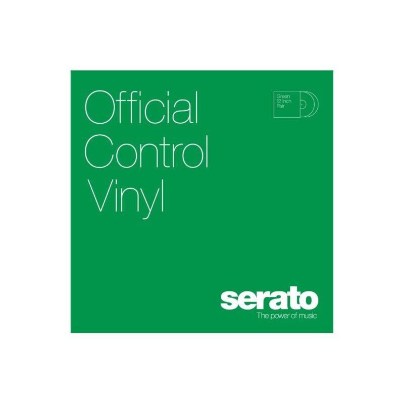 Serato 12" Control Vinyl Performance Series Green (Pair) - Image 2