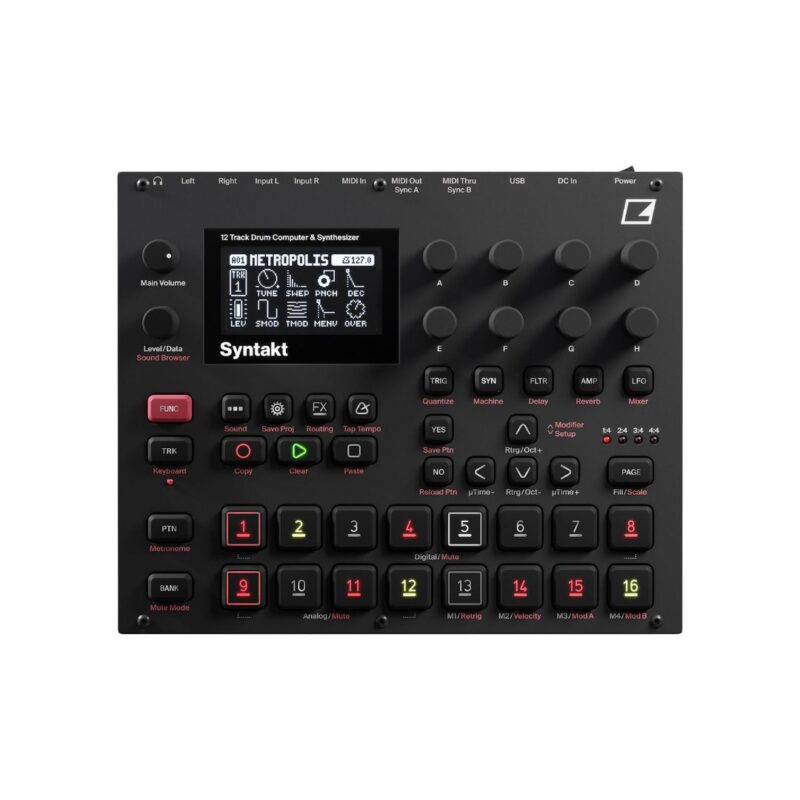 Elektron Syntakt 12-Voice Digital Drum Machine and Synthesizer