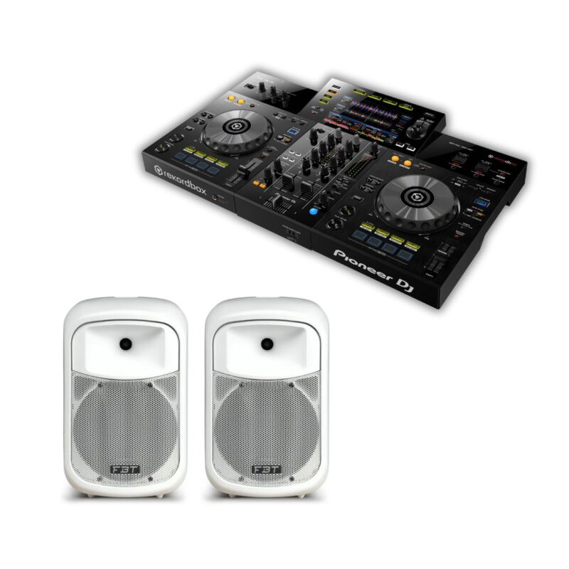 Pioneer DJ XDJ-RR with FBT J 8A Active Speakers (White) - Image 2