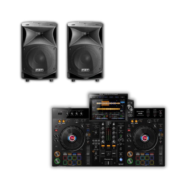 Pioneer DJ XDJ-RX3 with FBT JMAXX 110A Active Speakers