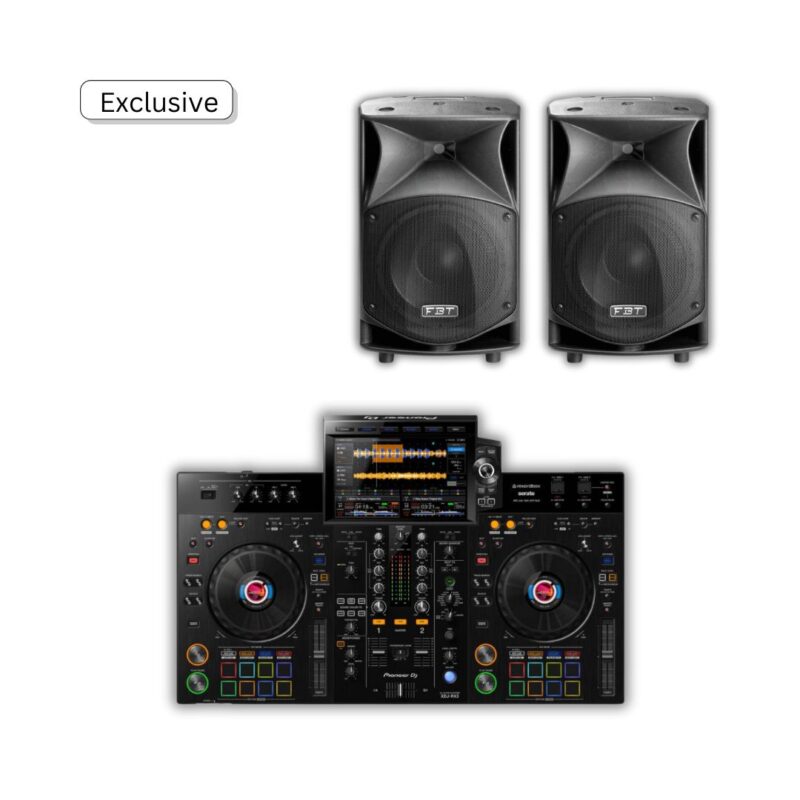 Pioneer DJ XDJ-RX3 with FBT JMAXX 110A Active Speakers