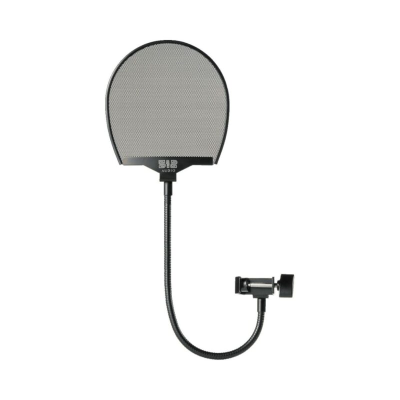 512 AUDIO Microphone Pop Filter with Gooseneck C-Clamp