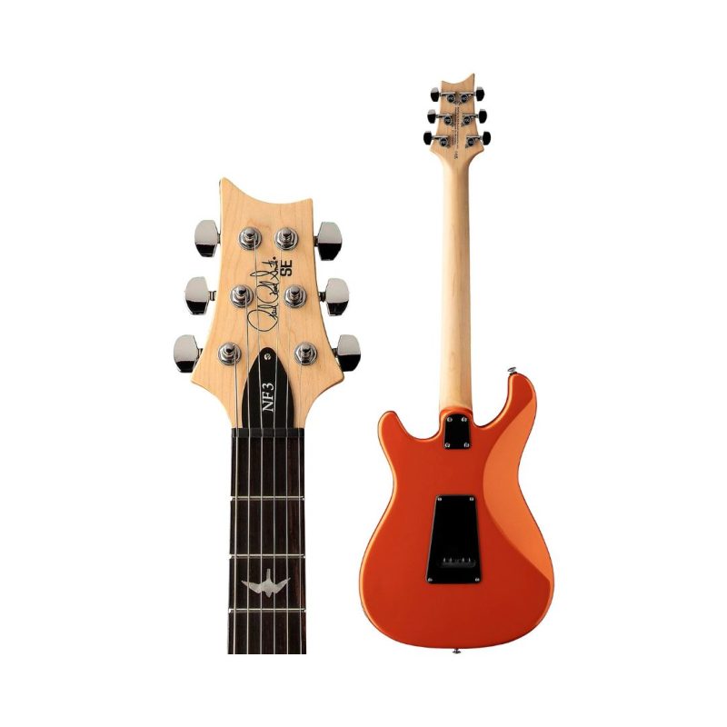 PRS SE NF3 Electric Guitar Rosewood Fretboard - Metallic Orange - Image 7