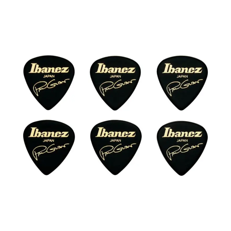 Ibanez B1000PG-BK Paul Gilbert Guitar Pick Set 6PCS - Black - Image 4