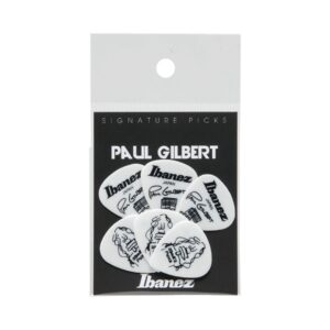 Ibanez B1000PG-WH Paul Gilbert Guitar Pick Set 6PCS - White