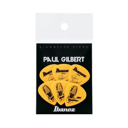 Ibanez B1000PG-YE Paul Gilbert Guitar Pick Set 6PCS - Yellow