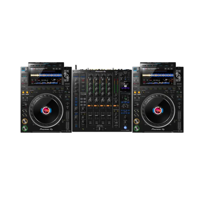 Pioneer DJ CDJ-3000 with DJM-A9 Professional DJ Set