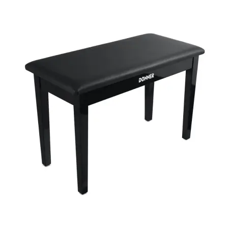 Donner EC2087 Duet Two-Seater Piano Bench Stool with Storage