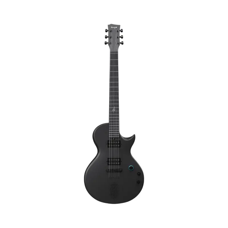 Enya Nova Go Sonic Smart Carbon Fiber Electric Guitar - Black - Image 2