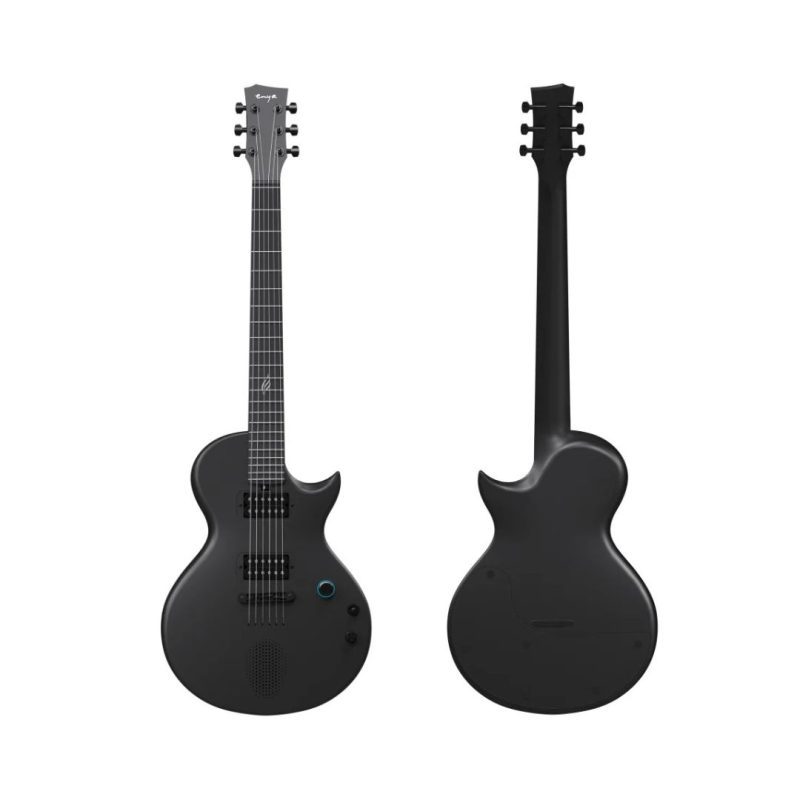 Enya Nova Go Sonic Smart Carbon Fiber Electric Guitar - Black - Image 3