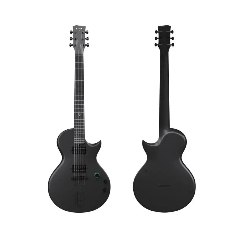 Enya Nova Go Sonic Smart Carbon Fiber Electric Guitar - Black - Image 3