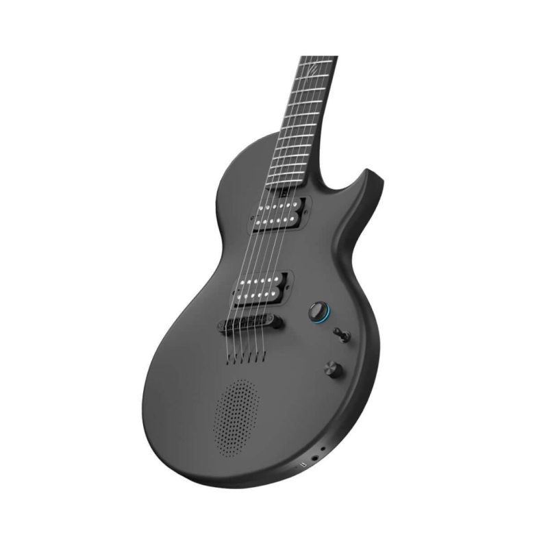 Enya Nova Go Sonic Smart Carbon Fiber Electric Guitar - Black - Image 5
