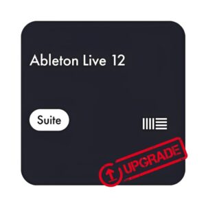 Live Lite Upgrade to Live 12 Suite promotional graphic showcasing features and benefits of the software upgrade.