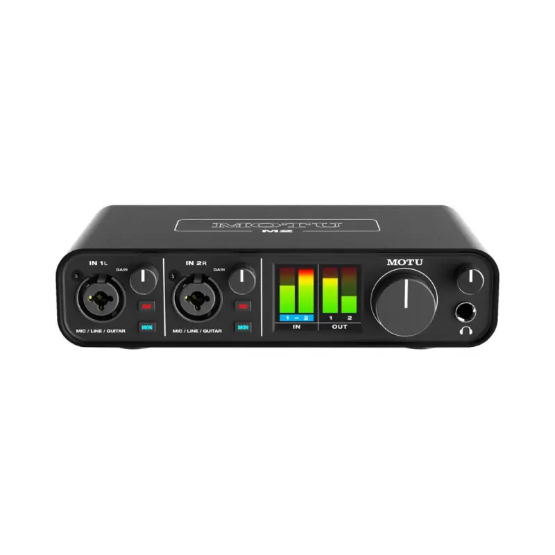 MOTU M2 2x2 USB-C Audio/MIDI Interface - Image 2
