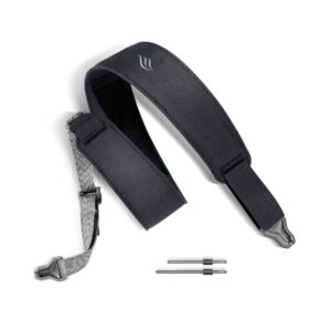 Enya MS1 Guitar Strap with Magnetic Strap Lock - Black