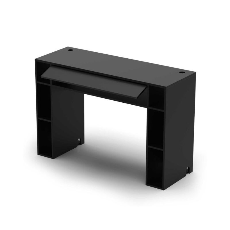 Glorious Modular Mix Station DJ Stand with Storage Area - Black - Image 4