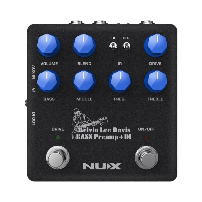 NUX NBP-5 Melvin Lee Davis Bass Preamp + DI Pedal