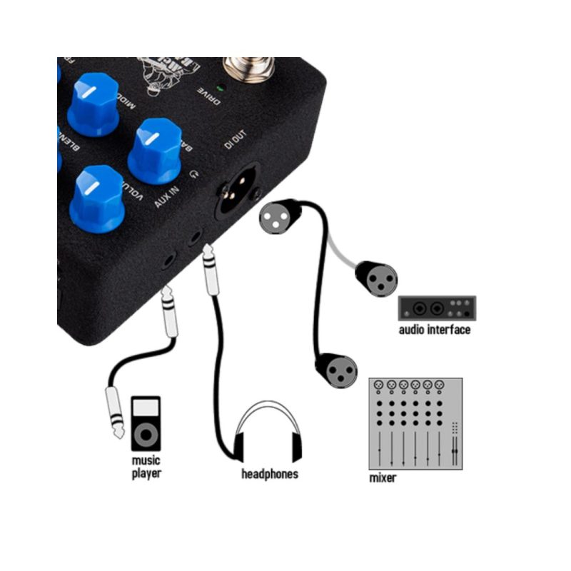 NUX NBP-5 Melvin Lee Davis Bass Preamp + DI Pedal - Image 5