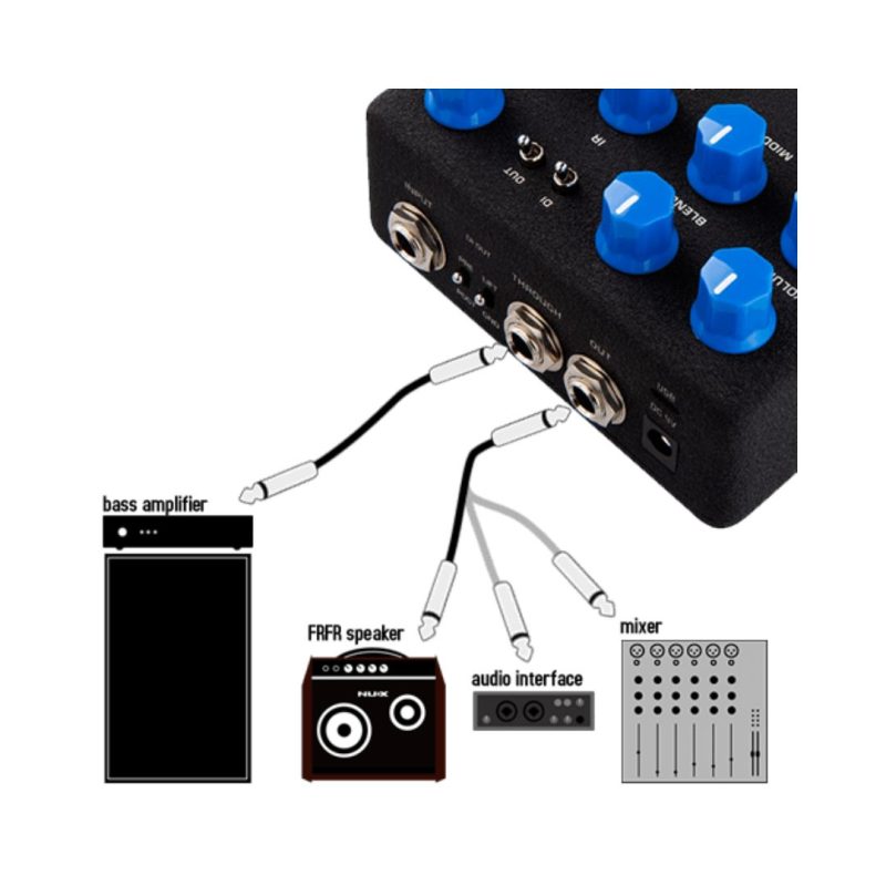NUX NBP-5 Melvin Lee Davis Bass Preamp + DI Pedal - Image 6