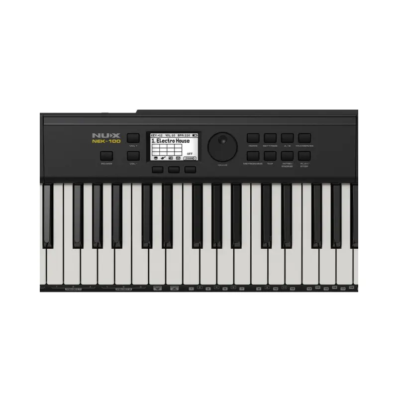 NUX NEK-100 61-Key Digital Keyboard with Touch Response - Image 7