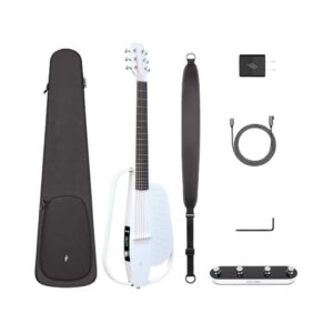 Enya NEXG 2 Basic Carbon Fiber Smart Electric Guitar - White