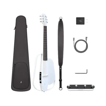 Enya NEXG 2 Basic Carbon Fiber Smart Electric Guitar - White