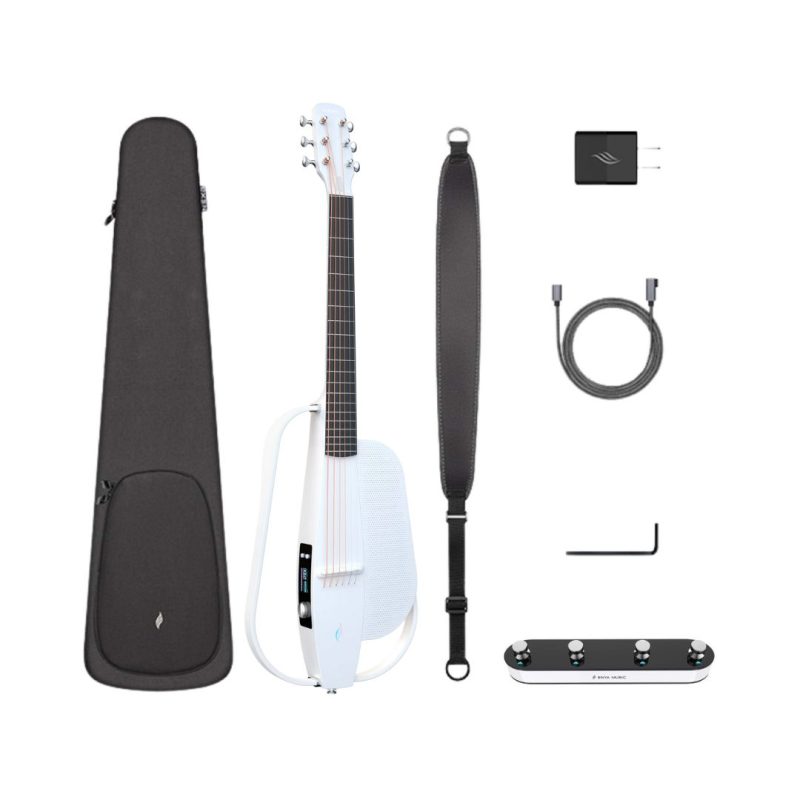 Enya NEXG 2 Basic Carbon Fiber Smart Electric Guitar - White