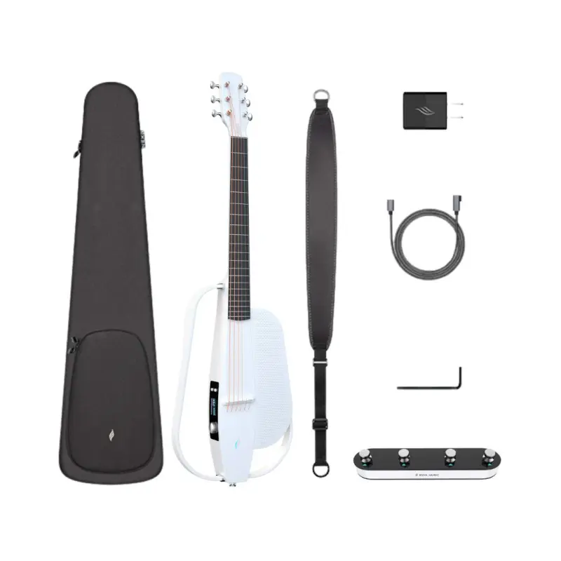 Enya NEXG 2 Basic Carbon Fiber Smart Electric Guitar - White