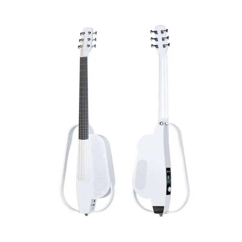 Enya NEXG 2 Basic Carbon Fiber Smart Electric Guitar - White - Image 3