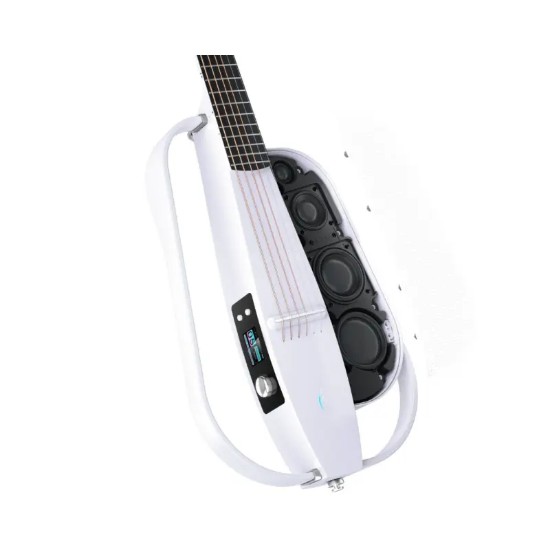 Enya NEXG 2 Basic Carbon Fiber Smart Electric Guitar - White - Image 7