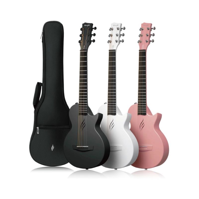 Enya Nova GO Mini Carbon Fiber 1/4 Size Acoustic Guitar - Black - Image 8
