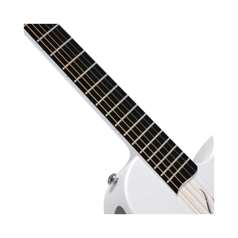 Enya Nova GO Mini Carbon Fiber 1/4 Size Acoustic Guitar - White - Image 7