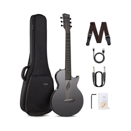 Enya Nova GO SP1 Carbon Fiber Acoustic Electric Guitar - Black