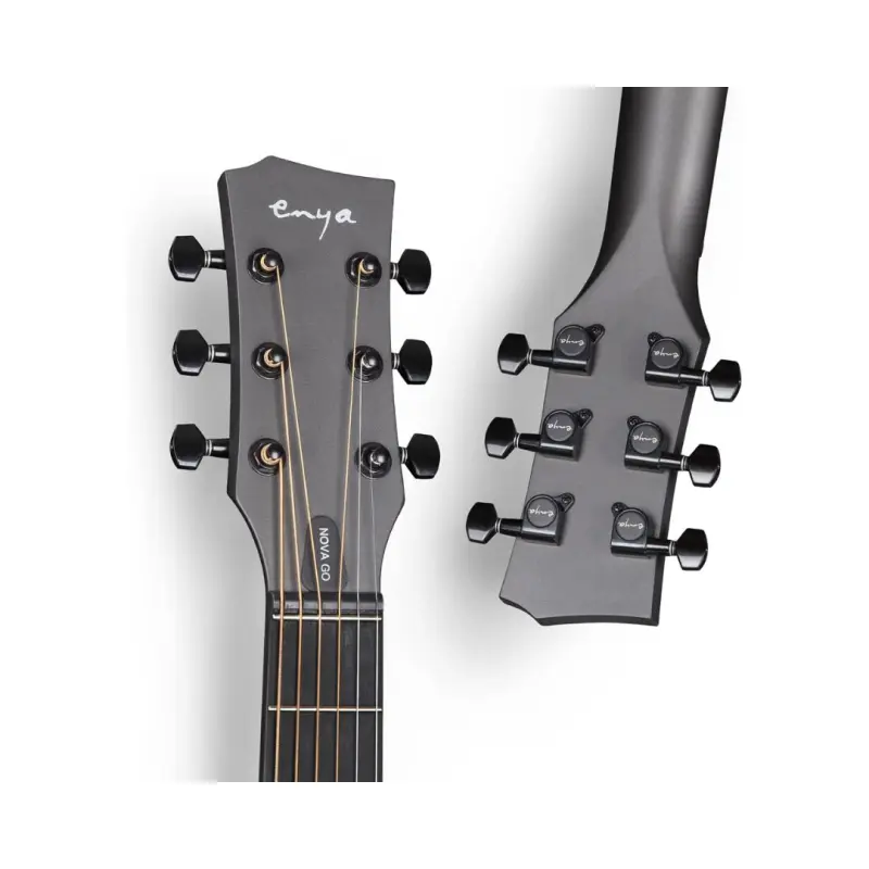 Enya Nova GO SP1 Carbon Fiber Acoustic Electric Guitar - Black - Image 8