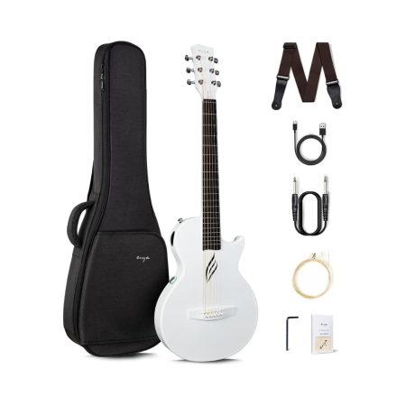 Enya Nova GO SP1 Carbon Fiber Acoustic Electric Guitar - White