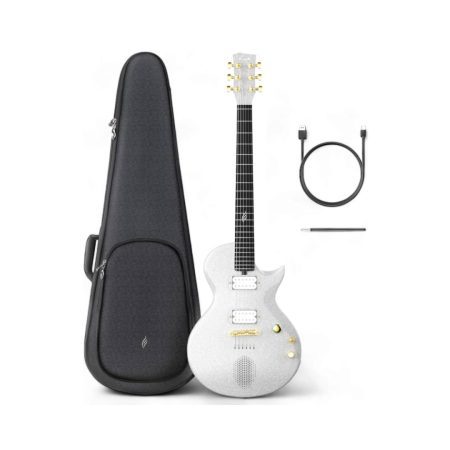 Enya Nova Go Sonic Smart Carbon Fiber Electric Guitar - Blink Silver