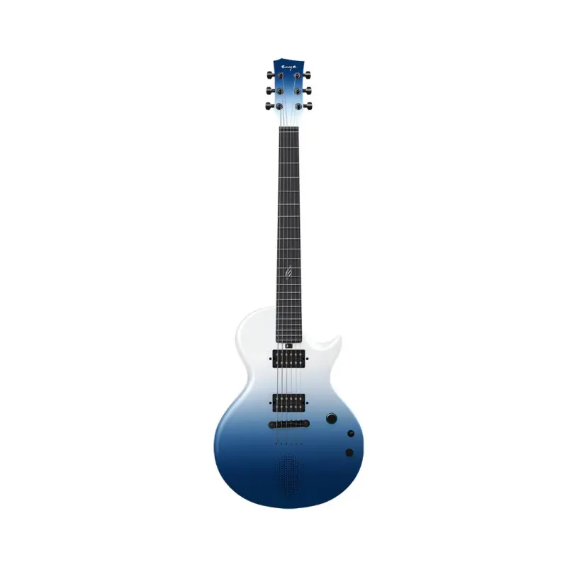 Enya Nova Go Sonic Smart Carbon Fiber Electric Guitar - Ocean Blue - Image 2