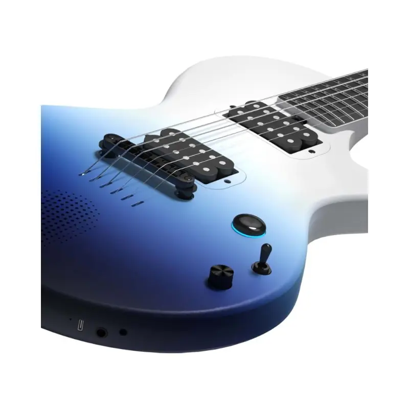 Enya Nova Go Sonic Smart Carbon Fiber Electric Guitar - Ocean Blue - Image 4