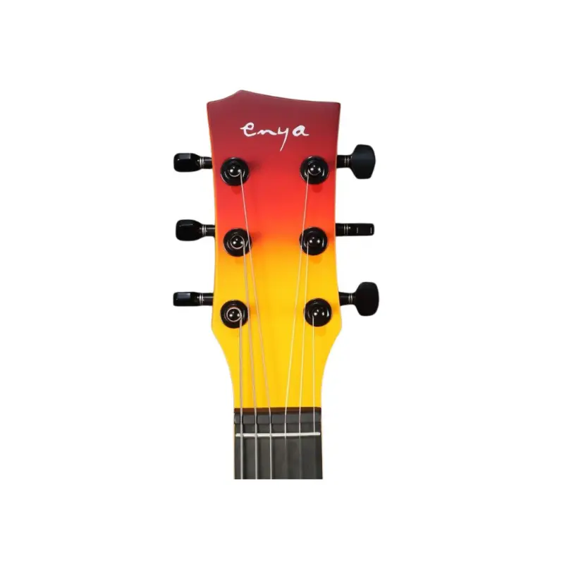 Enya Nova Go Sonic Smart Carbon Fiber Electric Guitar - Volcano Red - Image 10