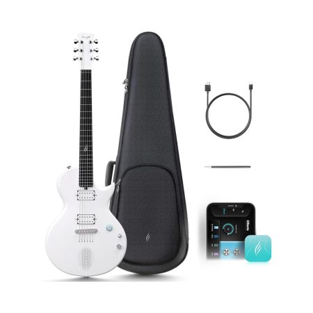 Enya Nova Go Sonic Smart Carbon Fiber Electric Guitar - White